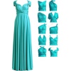 image:image72styles Infinity Dress with Bandeau Convertible Bridesmaid Dress Long Plus Size MultiWay Dress Twist Wrap DressTurquoise