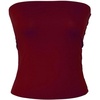 image:image72styles Womens Strapless Tube Tops  Basic Backless Sleeveless Bandeau Tanks Suits for Infinity Dress Convertible MultiwayBurgundy