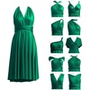 image:imageShort Infinity Bridesmaid Dresses Convertible Wrap Midi Multiway DressEmerald Green