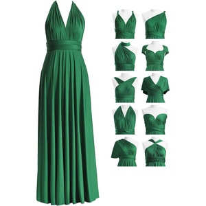 image:image72styles Infinity Dress with Bandeau Convertible Bridesmaid Dress Long Plus Size MultiWay Dress Twist Wrap DressEmerald Green