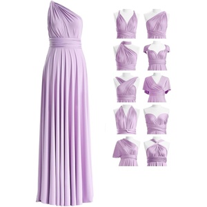 image:image72styles Infinity Dress with Bandeau Convertible Bridesmaid Dress Long Plus Size MultiWay Dress Twist Wrap DressLavender