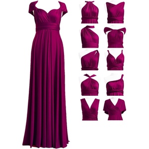 image:image72styles Infinity Dress with Bandeau Convertible Bridesmaid Dress Long Plus Size MultiWay Dress Twist Wrap DressPlum