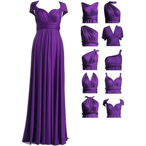 image:image72styles Infinity Dress with Bandeau Convertible Bridesmaid Dress Long Plus Size MultiWay Dress Twist Wrap DressPurple