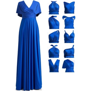 image:image72styles Infinity Dress with Bandeau Convertible Bridesmaid Dress Long Plus Size MultiWay Dress Twist Wrap DressRoyal Blue