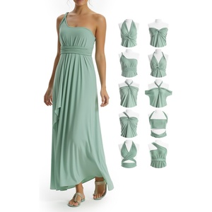 image:image72styles Infintiy Beach Cover Up Dress24 in 1 Wrap Casual Summer Vacation Maxi Long Sundress  Versatile Sexy Pool CruiseSage