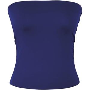image:image72styles Womens Strapless Tube Tops  Basic Backless Sleeveless Bandeau Tanks Suits for Infinity Dress Convertible MultiwayMidnight Blue
