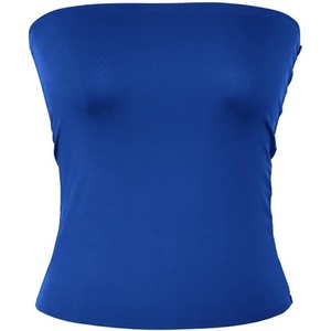 image:image72styles Womens Strapless Tube Tops  Basic Backless Sleeveless Bandeau Tanks Suits for Infinity Dress Convertible MultiwayRoyal Blue