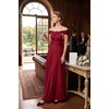 image:image72styles Infinity Dresses for Wedding Guest  Multiway Wrap Maxi Long for Women Elegant Sexy for Evening Gown Party GalaBurgundy