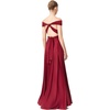 image:image72styles Infinity Dresses for Wedding Guest  Multiway Wrap Maxi Long for Women Elegant Sexy for Evening Gown Party GalaBurgundy