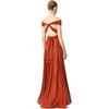 image:image72styles Infinity Dresses for Wedding Guest  Multiway Wrap Maxi Long for Women Elegant Sexy for Evening Gown Party GalaBurnt Orange
