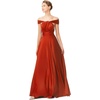 image:image72styles Infinity Dresses for Wedding Guest  Multiway Wrap Maxi Long for Women Elegant Sexy for Evening Gown Party GalaBurnt Orange