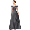 image:image72styles Infinity Dresses for Wedding Guest  Multiway Wrap Maxi Long for Women Elegant Sexy for Evening Gown Party GalaCharcoal Grey