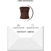 image:image72styles Infinity Dresses for Wedding Guest  Multiway Wrap Maxi Long for Women Elegant Sexy for Evening Gown Party GalaDark Brown
