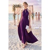 image:image72styles Infinity Dresses for Wedding Guest  Multiway Wrap Maxi Long for Women Elegant Sexy for Evening Gown Party GalaDark Purple