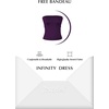 image:image72styles Infinity Dresses for Wedding Guest  Multiway Wrap Maxi Long for Women Elegant Sexy for Evening Gown Party GalaDark Purple