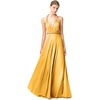 image:image72styles Infinity Dresses for Wedding Guest  Multiway Wrap Maxi Long for Women Elegant Sexy for Evening Gown Party GalaMustard Yellow