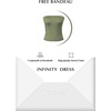 image:image72styles Infinity Dresses for Wedding Guest  Multiway Wrap Maxi Long for Women Elegant Sexy for Evening Gown Party GalaOlive Green