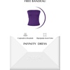 image:image72styles Infinity Dresses for Wedding Guest  Multiway Wrap Maxi Long for Women Elegant Sexy for Evening Gown Party GalaPurple