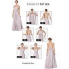 image:image72styles Infinity Dresses for Wedding Guest  Multiway Wrap Maxi Long for Women Elegant Sexy for Evening Gown Party GalaSilver Grey