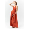 image:image72styles Maternity Dress for Baby Shower One Size Infinity Bridesmaid Dress Long Wrap Wedding Guest Maternity Photoshoot Dress Burnt Orange