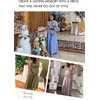 image:image72styles Maternity Dress for Baby Shower One Size Infinity Bridesmaid Dress Long Wrap Wedding Guest Maternity Photoshoot Dress Burnt Orange