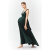 image:image72styles Maternity Dress for Baby Shower One Size Infinity Bridesmaid Dress Long Wrap Wedding Guest Maternity Photoshoot Dress Dark Green