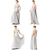 image:image72styles Maternity Dress for Baby Shower Plus Size Infinity Bridesmaid Dress Long Wrap Wedding Guest Maternity Photoshoot Dress Silver Grey