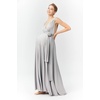 image:image72styles Maternity Dress for Baby Shower Plus Size Infinity Bridesmaid Dress Long Wrap Wedding Guest Maternity Photoshoot Dress Silver Grey
