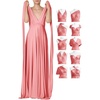 image:image72styles Infinity Dresses for Wedding Guest  Multiway Wrap Maxi Long for Women Elegant Sexy for Evening Gown Party GalaCoral Pink