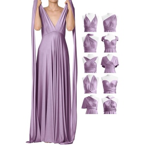 image:image72styles Infinity Dresses for Wedding Guest  Multiway Wrap Maxi Long for Women Elegant Sexy for Evening Gown Party GalaMauve