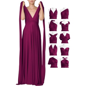 image:image72styles Infinity Dresses for Wedding Guest  Multiway Wrap Maxi Long for Women Elegant Sexy for Evening Gown Party GalaPlum