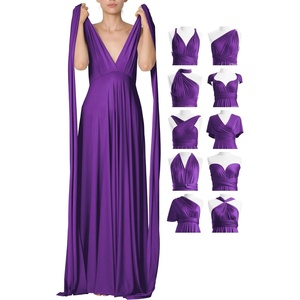 image:image72styles Infinity Dresses for Wedding Guest  Multiway Wrap Maxi Long for Women Elegant Sexy for Evening Gown Party GalaPurple
