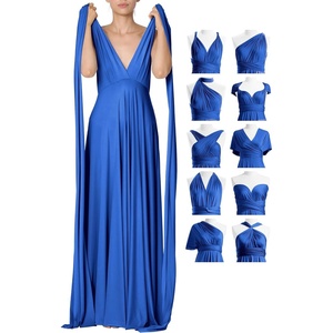 image:image72styles Infinity Dresses for Wedding Guest  Multiway Wrap Maxi Long for Women Elegant Sexy for Evening Gown Party GalaRoyal Blue