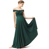 image:image72styles Maternity MultiWay Wrap Infinity Maxi Dress for Baby Shower  Soft Stretchy Comfort Flattering Highlight Curves FullTerm Pregnancy amp Postpartum amp Nursing Friendly NonSeeThroughDark Green