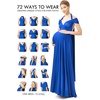 image:image72styles Maternity MultiWay Wrap Infinity Maxi Dress for Baby Shower  Soft Stretchy Comfort Flattering Highlight Curves FullTerm Pregnancy amp Postpartum amp Nursing Friendly NonSeeThroughRoyal Blue