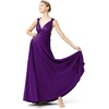 image:image72styles Maternity MultiWay Wrap Infinity Maxi Dress for Baby Shower  Soft Stretchy Comfort Flattering Highlight Curves FullTerm Pregnancy amp Postpartum amp Nursing Friendly NonSeeThroughPurple