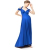 image:image72styles Maternity MultiWay Wrap Infinity Maxi Dress for Baby Shower  Soft Stretchy Comfort Flattering Highlight Curves FullTerm Pregnancy amp Postpartum amp Nursing Friendly NonSeeThroughRoyal Blue