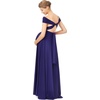 image:image72styles Maternity MultiWay Wrap Infinity Maxi Dress for Baby Shower  Soft Stretchy Comfort Flattering Highlight Curves FullTerm Pregnancy amp Postpartum amp Nursing Friendly NonSeeThroughMidnight Blue