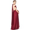 image:image72styles Maternity MultiWay Wrap Infinity Maxi Dress for Baby Shower  Soft Stretchy Comfort Flattering Highlight Curves FullTerm Pregnancy amp Postpartum amp Nursing Friendly NonSeeThroughBurgundy