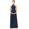 image:image72styles Maternity MultiWay Wrap Infinity Maxi Dress for Baby Shower  Soft Stretchy Comfort Flattering Highlight Curves FullTerm Pregnancy amp Postpartum amp Nursing Friendly NonSeeThroughNavy Blue