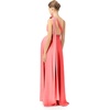 image:image72styles Maternity MultiWay Wrap Infinity Maxi Dress for Baby Shower  Soft Stretchy Comfort Flattering Highlight Curves FullTerm Pregnancy amp Postpartum amp Nursing Friendly NonSeeThroughCoral Pink