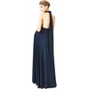 image:image72styles Maternity MultiWay Wrap Infinity Maxi Dress for Baby Shower  Soft Stretchy Comfort Flattering Highlight Curves FullTerm Pregnancy amp Postpartum amp Nursing Friendly NonSeeThroughNavy Blue