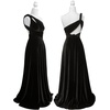 image:image72styles Velvet MultiWay Wrap Infinity Maxi Dress for Bridesmaids  Free Bandeau Soft Velvet One Size amp Plus Wedding Party Formal EventsBlack