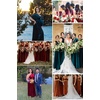 image:image72styles Velvet MultiWay Wrap Infinity Maxi Dress for Bridesmaids  Free Bandeau Soft Velvet One Size amp Plus Wedding Party Formal EventsBlack