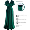 image:image72styles Velvet MultiWay Wrap Infinity Maxi Dress for Bridesmaids  Free Bandeau Soft Velvet One Size amp Plus Wedding Party Formal EventsGreen