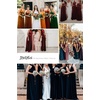 image:image72styles Velvet MultiWay Wrap Infinity Maxi Dress for Bridesmaids  Free Bandeau Soft Velvet One Size amp Plus Wedding Party Formal EventsOrange