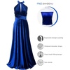 image:image72styles Velvet MultiWay Wrap Infinity Maxi Dress for Bridesmaids  Free Bandeau Soft Velvet One Size amp Plus Wedding Party Formal EventsRoyal Blue